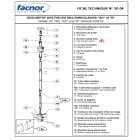 Facnor csavarok SX25/R14-24-26 profilhoz