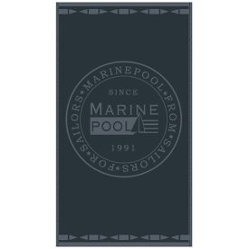 MP törölköző 100x80 cm navy kék