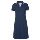 Amy V-Neck Polo Dress Women navy