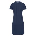 Amy V-Neck Polo Dress Women navy