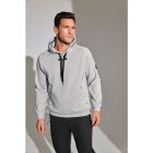 Maui Tec Sweater Hoodie Men navy, silvergrey