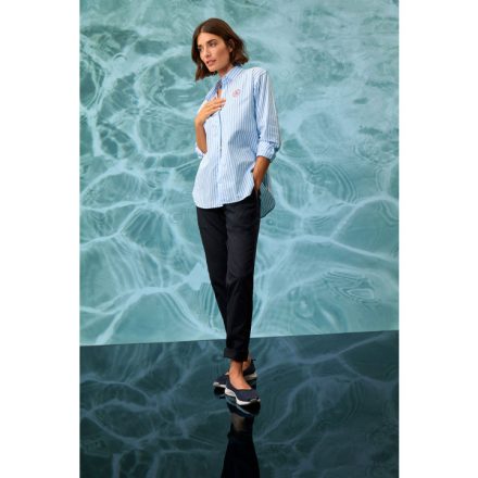 Diva Stripe Blouse Women light blue/white