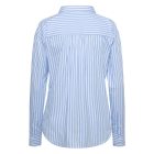 Diva Stripe Blouse Women light blue/white
