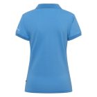 Laila V Neck Polo Women berry, white, blue