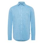 Lasse Linen Shirt Men mint, lemon, ocean blue