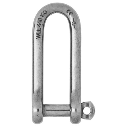 Captive tűs hosszú D sekli - Átmérő 10 mm