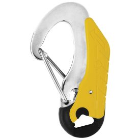   Kettős működésű biztonsági horog - Sárga - Hossz: 115 mm