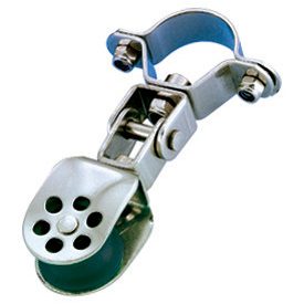   Rozsdamentes acél csiga - 25 - 25 mm-es oszlophoz - Elfordítható