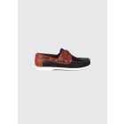 Admirals deck cipő - navy/brown