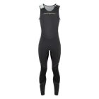 Laysan Neoprene Salopette Men silvergrey/black