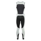 Laysan Neoprene Salopette Men silvergrey/black