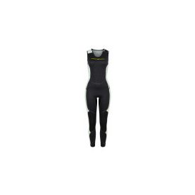 Laysan Neoprene Salopette Women silvergrey/black