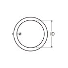 Karika / Hegesztett gyűrű 4x25 mm