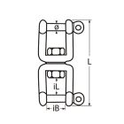 Dupla forgó sekli 6x66 mm