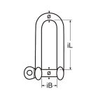 Hosszú sekli 4 mm