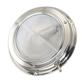Kupola lámpa, 12 V, beépített kapcsolóval