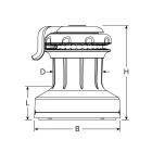 Ronstan 50QT Orbit Winch, 3-Speed, QuickTrim