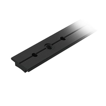 S25 T profilú sín, fekete, hossz: 1496 mm