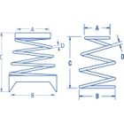 Csiga állító rugó, 32 mm x 16.3 mm