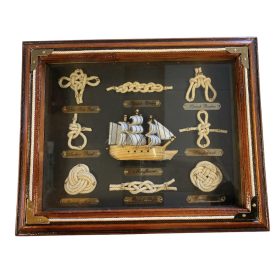 Vitorlás csomós kép 20 x 25 cm