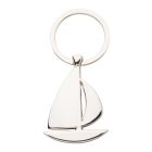 Vitorlás fém kulcstartó
