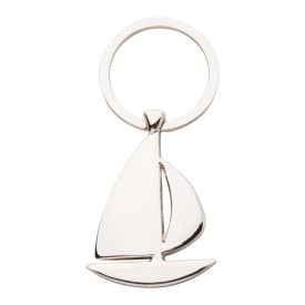 Vitorlás fém kulcstartó
