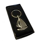 Vitorlás fém kulcstartó