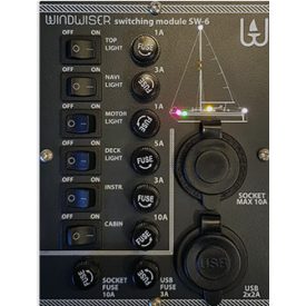 Windwiser SW-6 kapcsolópanel